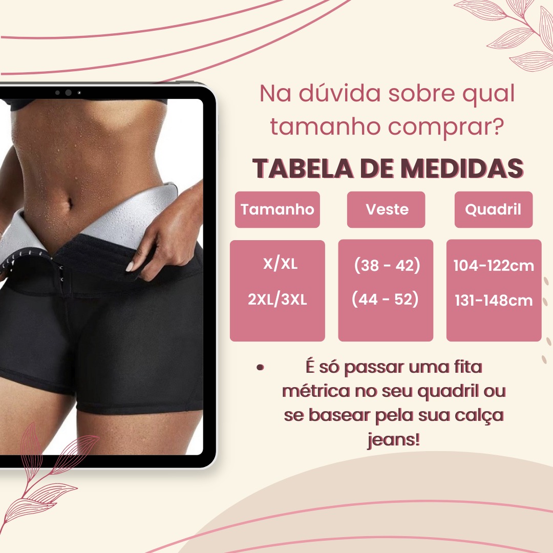 Tabela de Medidas Thermo Short